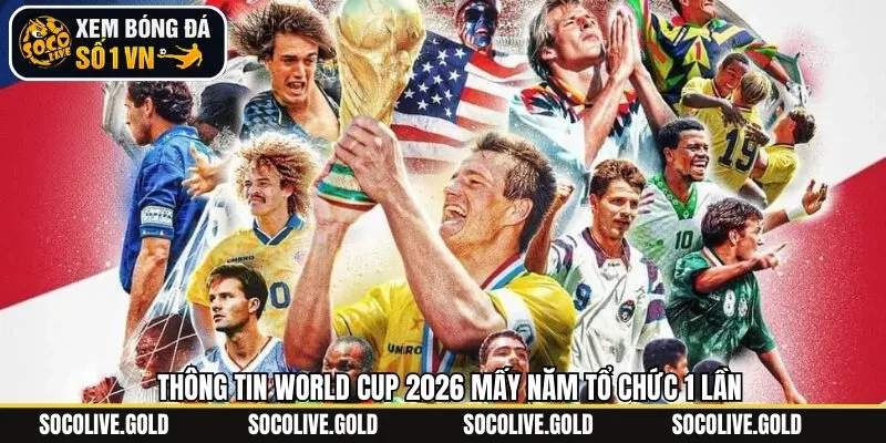Giải đáp World Cup 2026 mấy năm tổ chức 1 lần